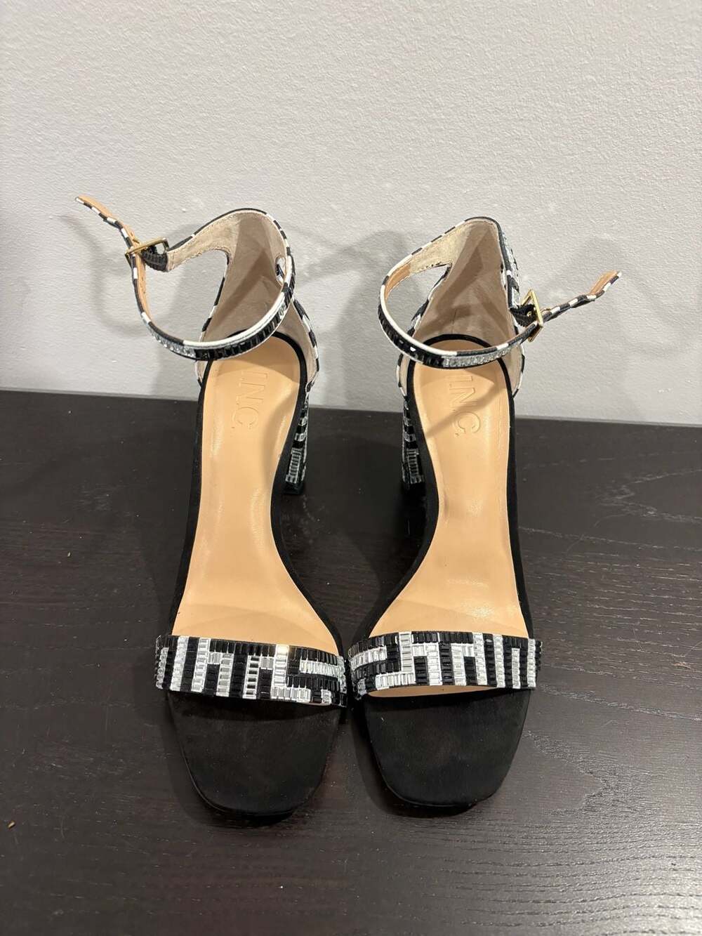 INC International Concepts Lexini Heeled Sandals Size 7M